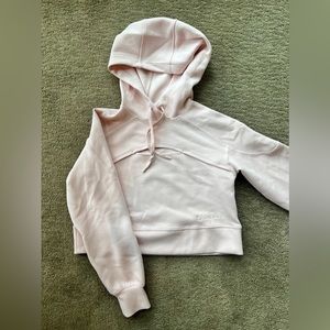 Lululemon strawberry milkshake keyhole crop hoodie